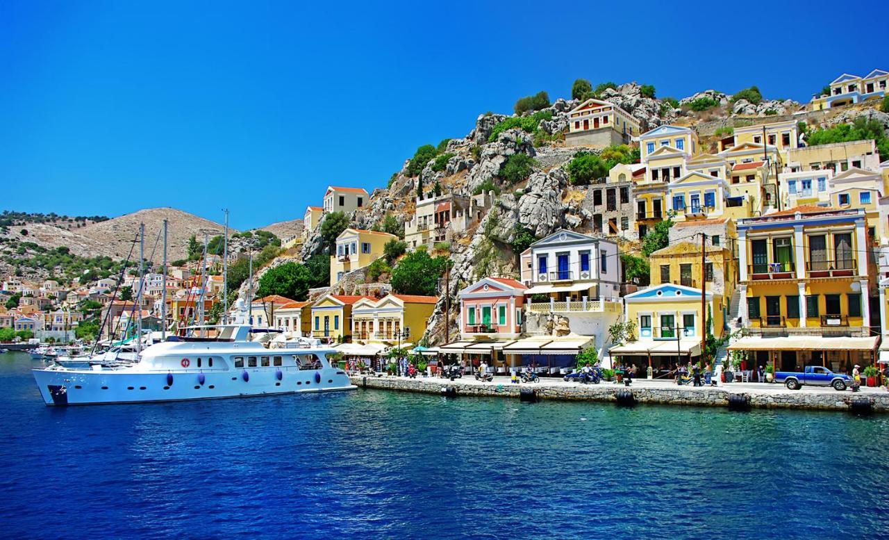 Captain George Lägenhet Symi Exteriör bild