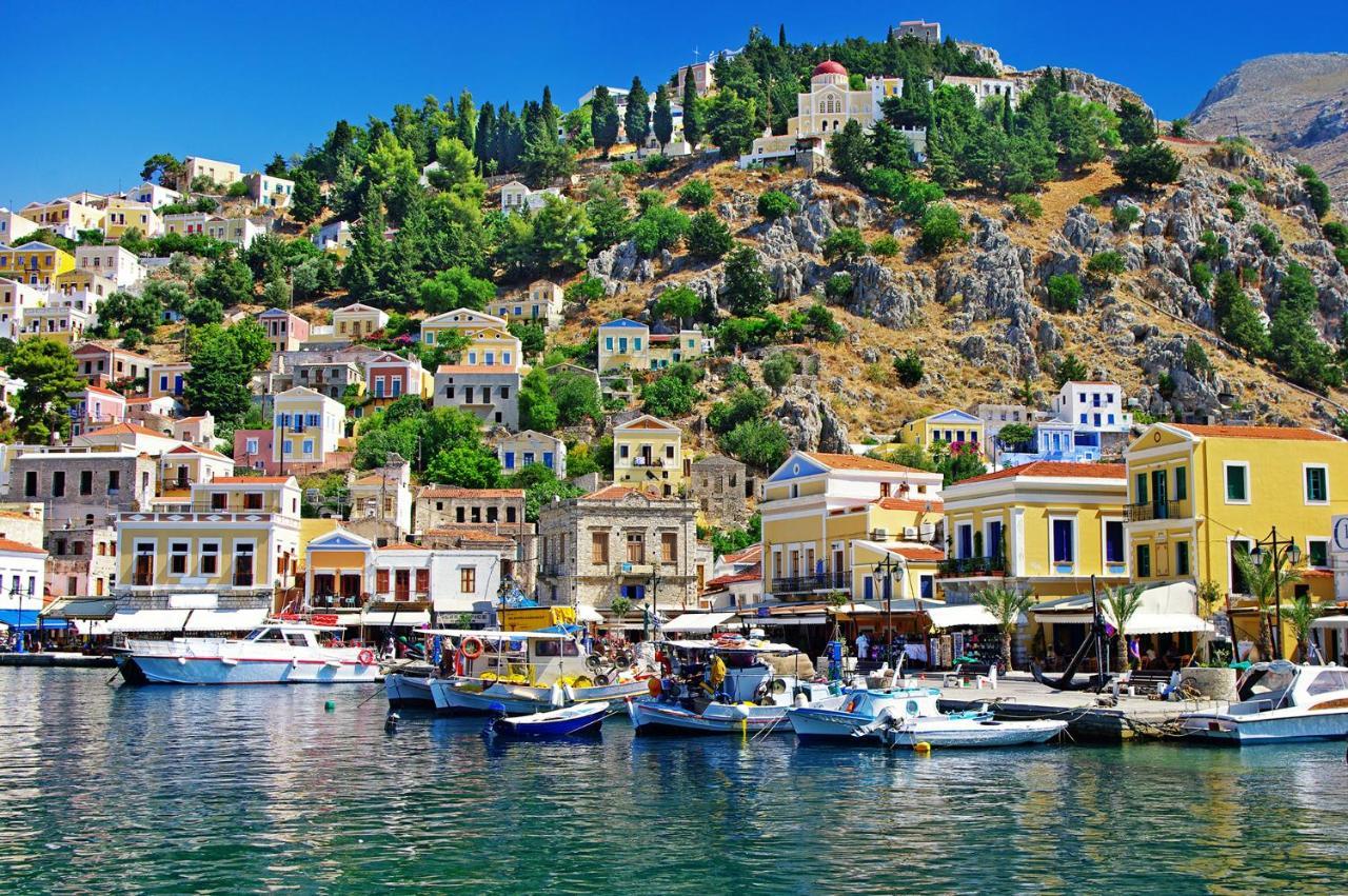 Captain George Lägenhet Symi Exteriör bild